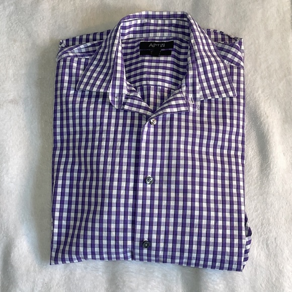 Apt. 9 Other - Apt. 9 Checked Poplin Button down Shirt - 17 34/35